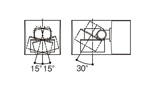 見込みの持てる Panasonic LED ブラケット 壁直付型 60形 集光 温白色 LGB80621LB1 ホワイトレザーサテン仕上 60形 温白色