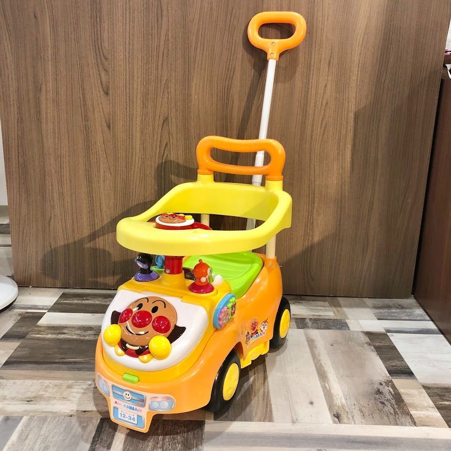 アガツマ AGATSUMA アンパンマン よくばりビジーカー 押し棒+