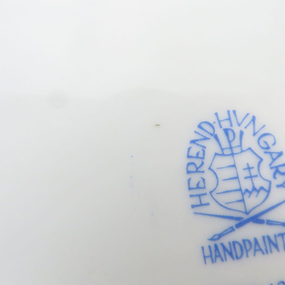 美品 Herend ヘレンド ウィーンの薔薇 VRH 517 中皿 2枚 ペア 19cm  