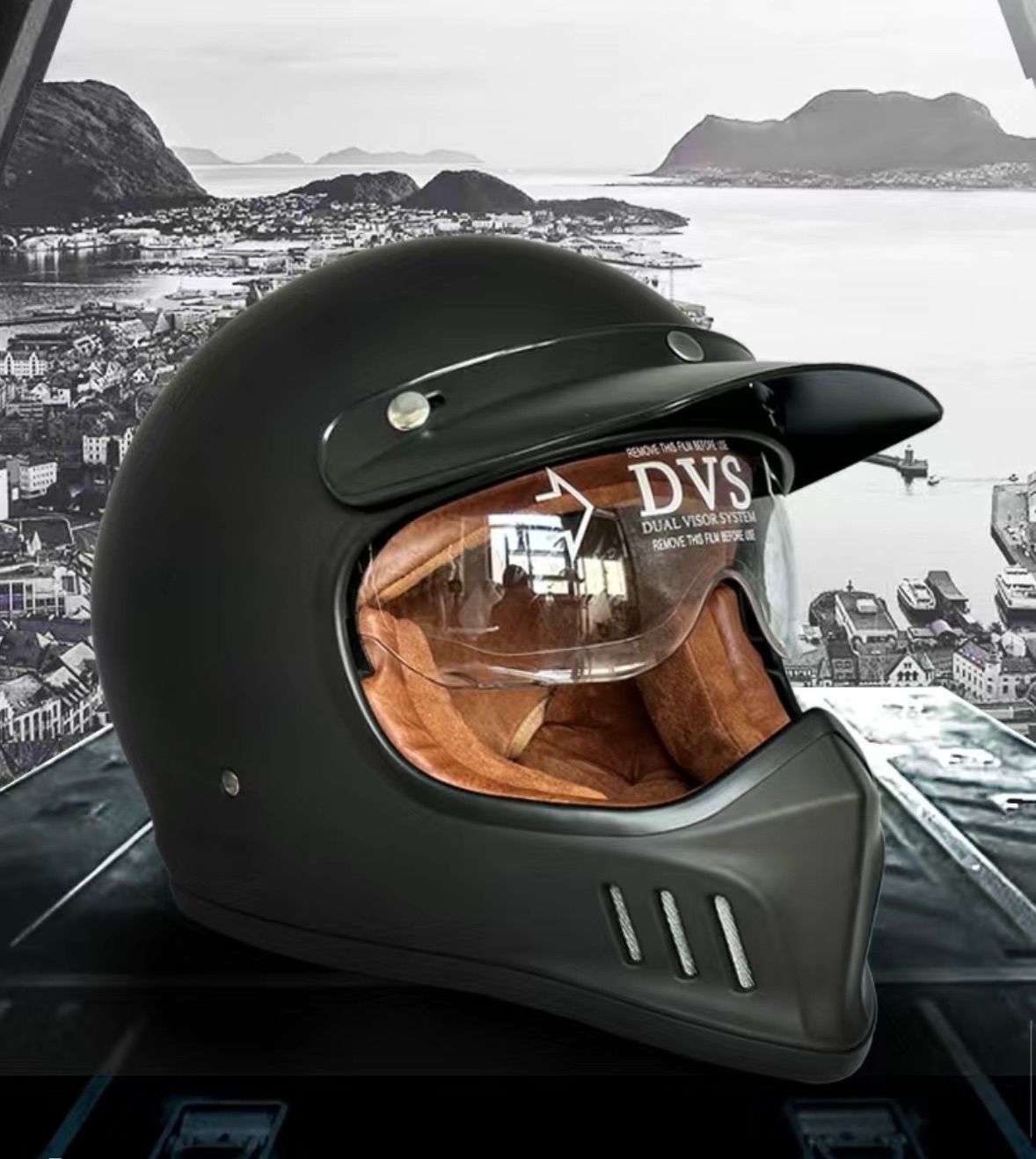 VOSSフルフェイスヘルメット ゴーグル付き トレロハーレーヘルメットM〜XXL 通販オンライン ショップ VOSSフルフェイスヘルメット ゴーグル付き