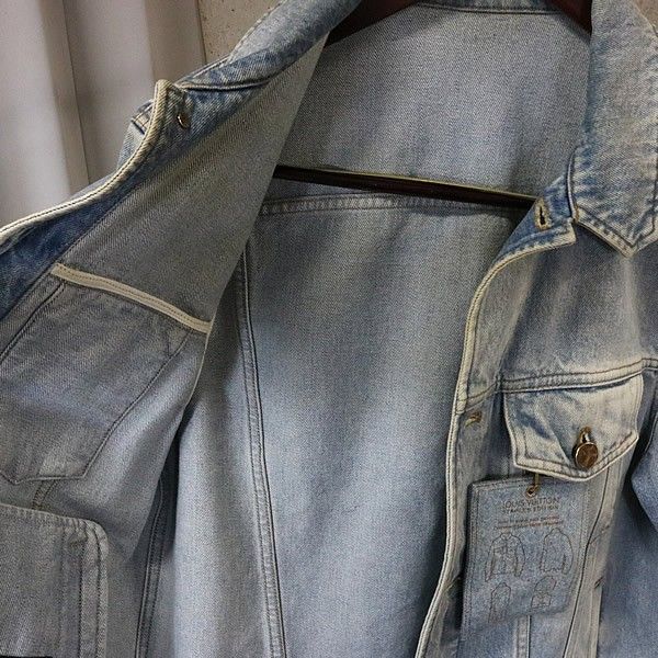 LOUIS VUITTON - LOUIS VUITTON 銀座店 美品 ルイヴィトン ヴィヴィエンヌdenim ペンダント ヴィヴィエンヌ オックス（18Kスリーゴールド