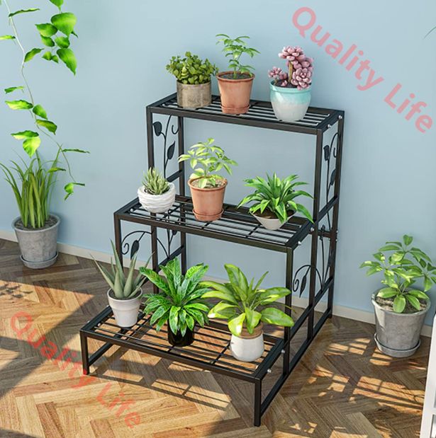 フラワースタンド プランタースタンド 屋外 アイアン 鉄製 園芸ラック ガーデンラック 錆びない 2段 3段 横型 ハンギングポット ガーデンスタンド プランタースタンド フラワーボール フラワースタンド アイアン