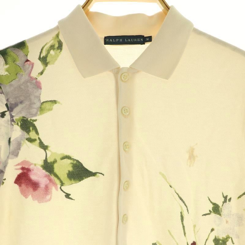 ★Lauren Ralph Lauren★M〜 L★アイボリー柄ブラウス★新品★ ラルフ・ローレン(Ralph Lauren) レディースシャツ・ブラウス