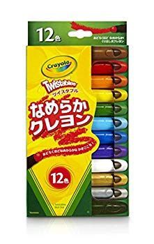 【中古】(未使用･未開封品)　クレヨラ お絵かき なめらかクレヨン 12色 52-9512 正規品 ar3p5n1