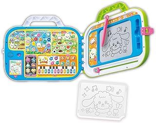 ジョイパレット JOYPALETTE ワンワンとぽぅぽ NEW! クイズにおえかき! ミュージック! タッチでおしゃべりレッスンバック