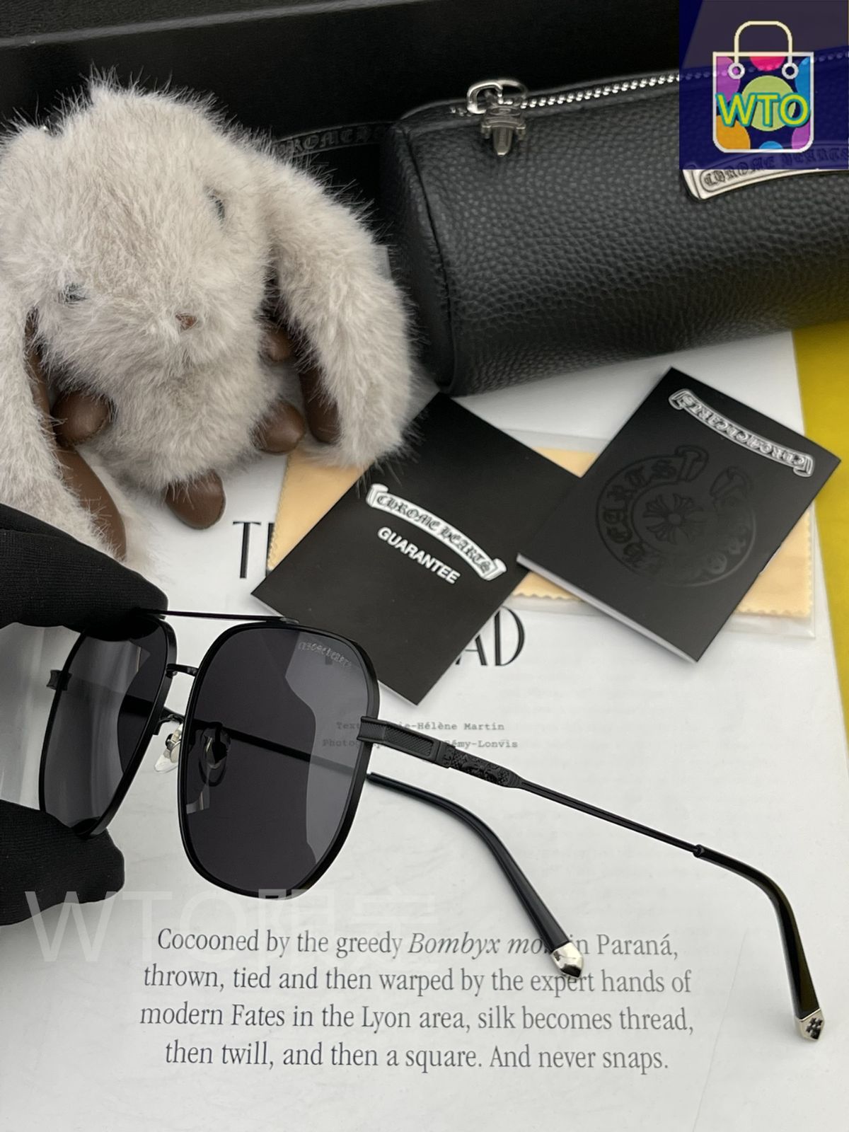 クロムハーツ フローラルテンプルウェリントンサングラス/眼鏡 メンズ  