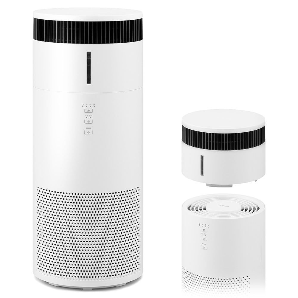 アイリスオーヤマ 空気清浄機 加湿機能付き 16畳 加湿空気清浄機 加湿器 気化式 清潔 丸洗い 上から給水 消臭 除菌 脱臭 ホコリ 花粉 集じん PM2.5 ペット 静音 省エネ タバコ アレルギー対策 お手入れ簡単 コンパクト AAP-SH30A-W