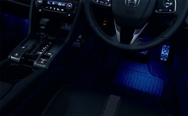 HONDA ホンダ 純正 フットライト LEDブルーイルミネーション 08E10-TEA-000A | CIVIC SEDAN シビック セダン FC1 HATCHBACK ハッチバック FK7 typeR タイプR FK8 honda純正 ホンダ純正 ライト
