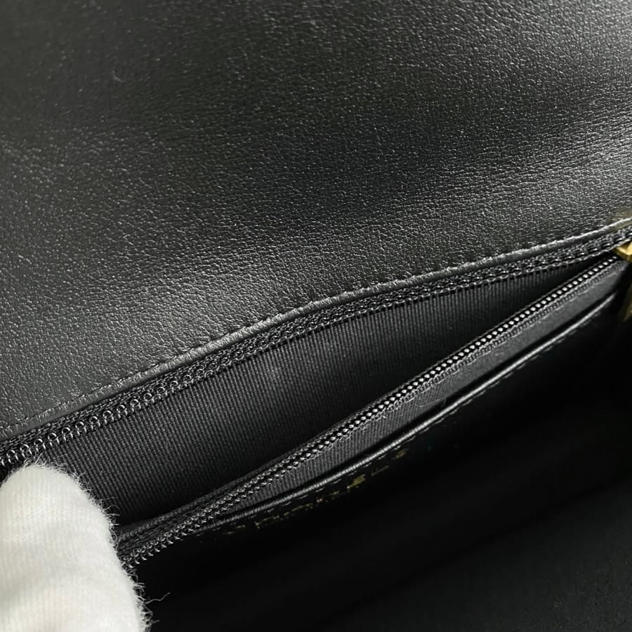 CHANEL シャネル マトラッセ パテント ハートチェーン ショルダーバッグ ブラック エナメル ゴールド金具 AP4900 CHANEL（シャネル） ショルダーバッグ ハートチェーン AP4900