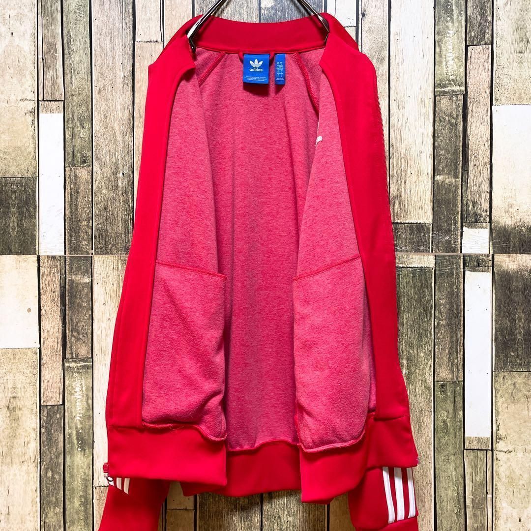 人気カラー》アディダスオリジナルス adidas originals 赤☆ジャージ