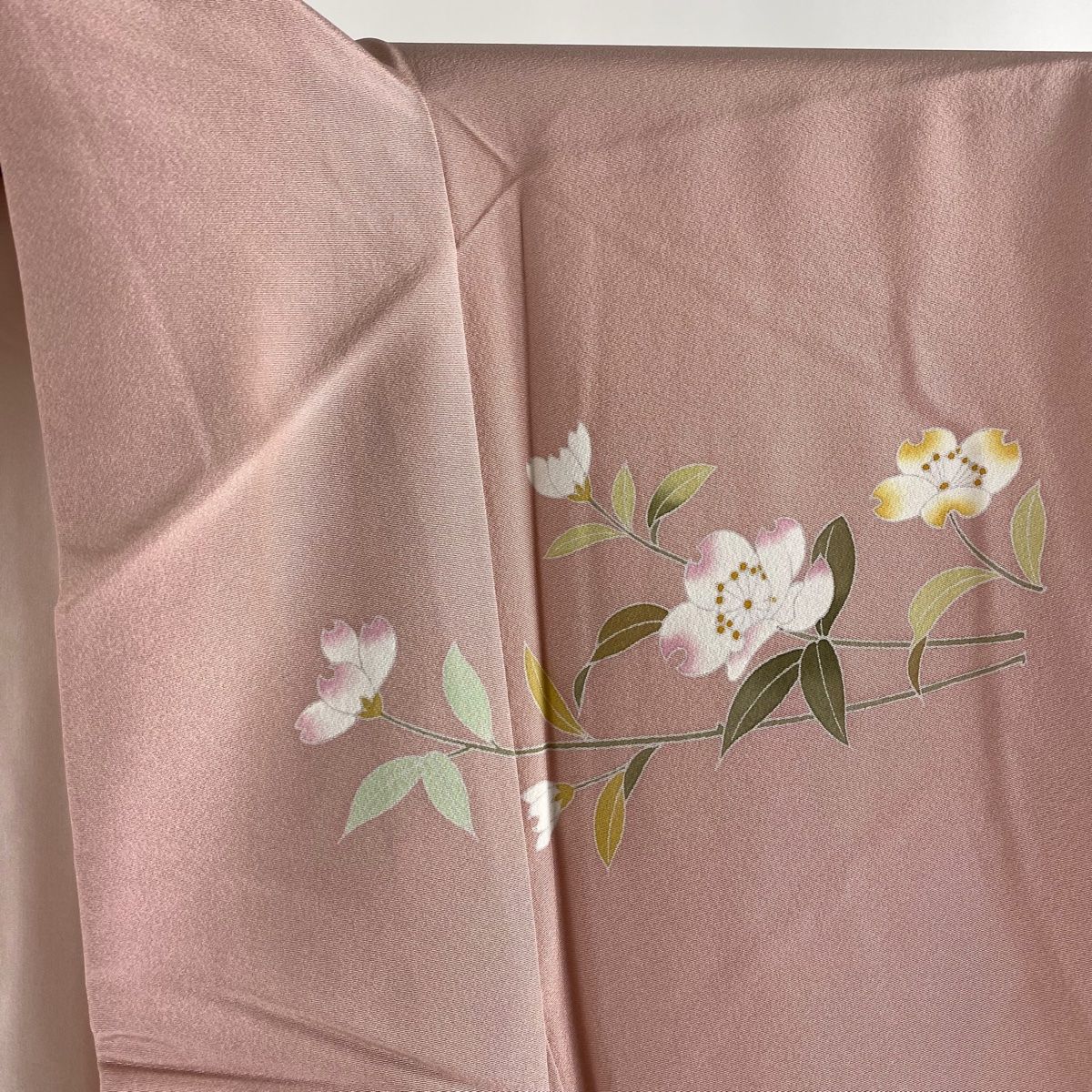 訪問着 袋帯2点セット身丈161cm 裄丈68.5cm L 袷 花 流水 正絹 訪問着