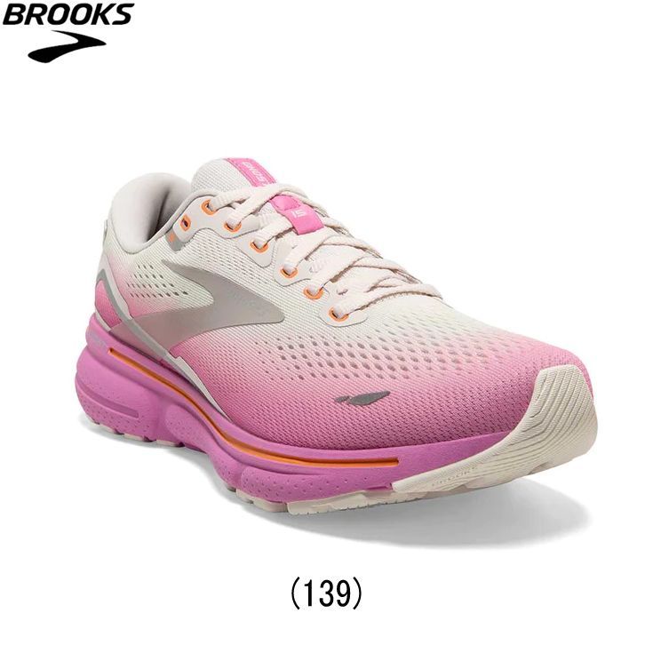 ブルックス BROOKS Ghost15 ゴースト15 ランニングシューズ 靴 ウィメンズ レディース 女性【1203801b-139】陸上・ランニング用品 23.5cm (139)グレイ/ココナツ