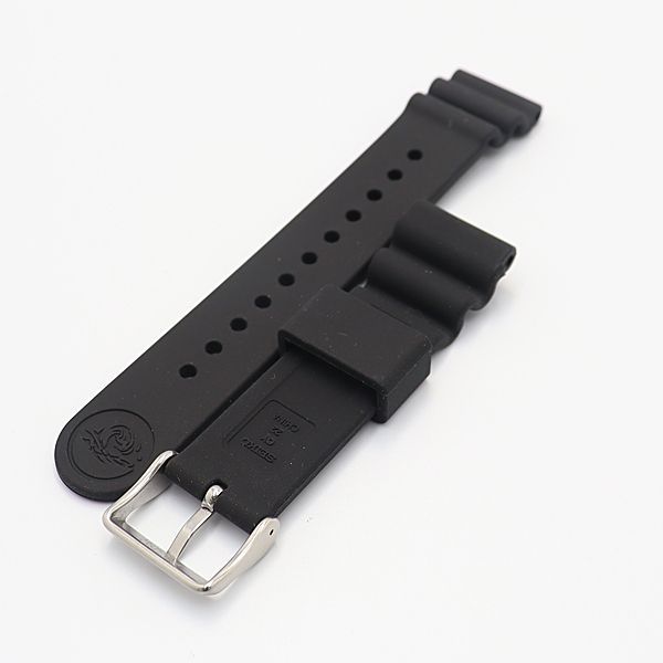 セイコー 純正ベルト ラバー CY 22 ブラックカラー 22mm用