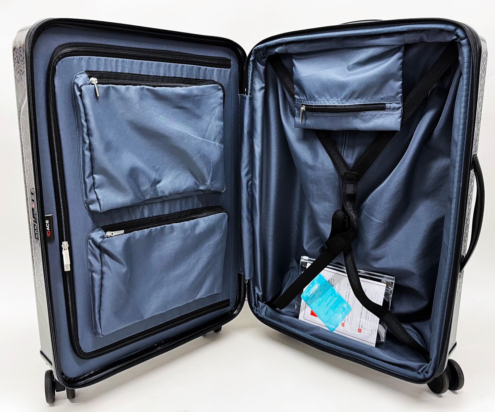 ACE EXACT プリズム ボディ スーツケース 57-65L ブラック エース