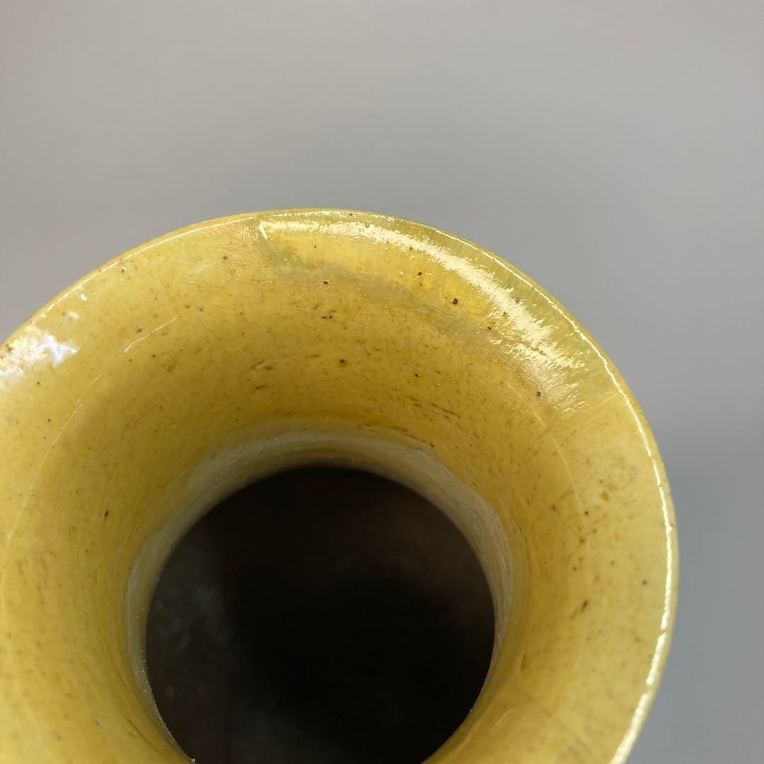 中国清時代 黄南京 花瓶 東さ6-0308 WWW_IBETON_RU