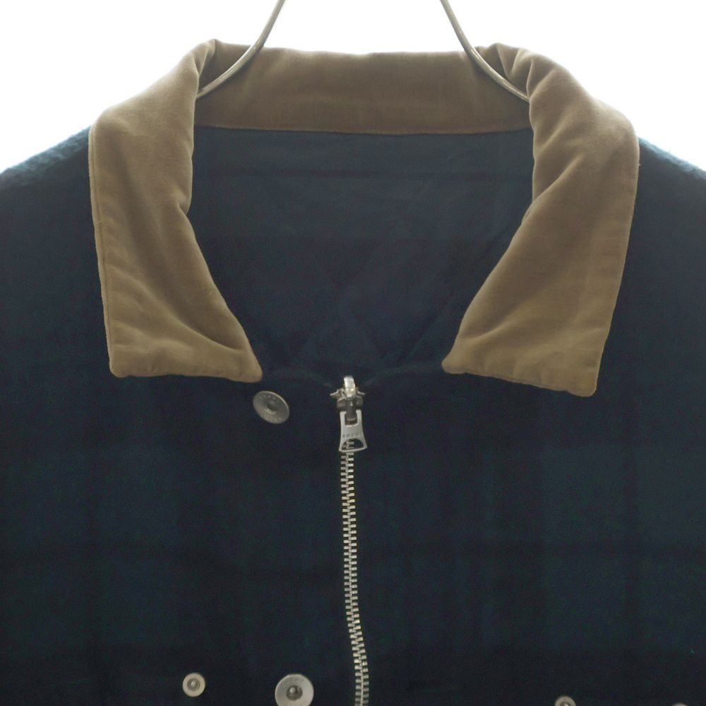 Sacai (サカイ) 20AW リバーシブル ジップアップ ウール チェック