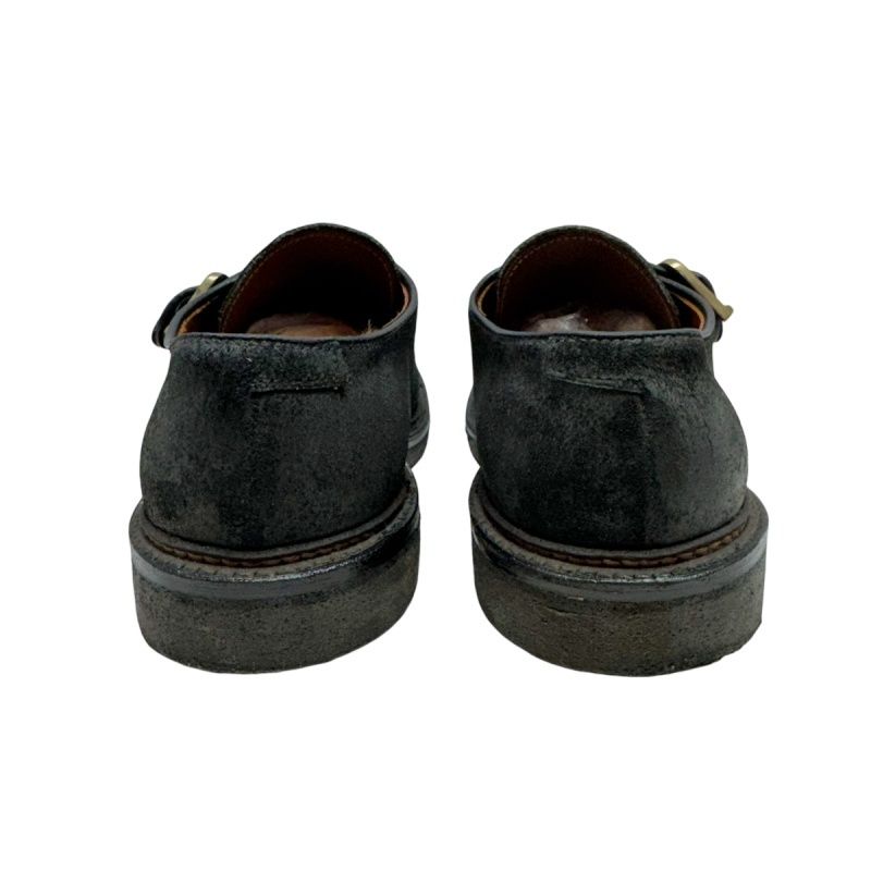 「USA製」alden モンクストラップ スウェード size10 USA製」alden モンクストラップ スウェード size10