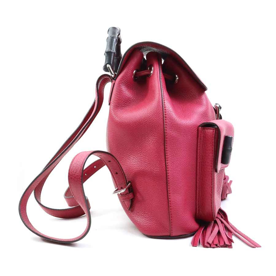 ☺*☺様 グッチバンブーリュック グッチ(GUCCI)グッチ バンブー リュックサック バックパック