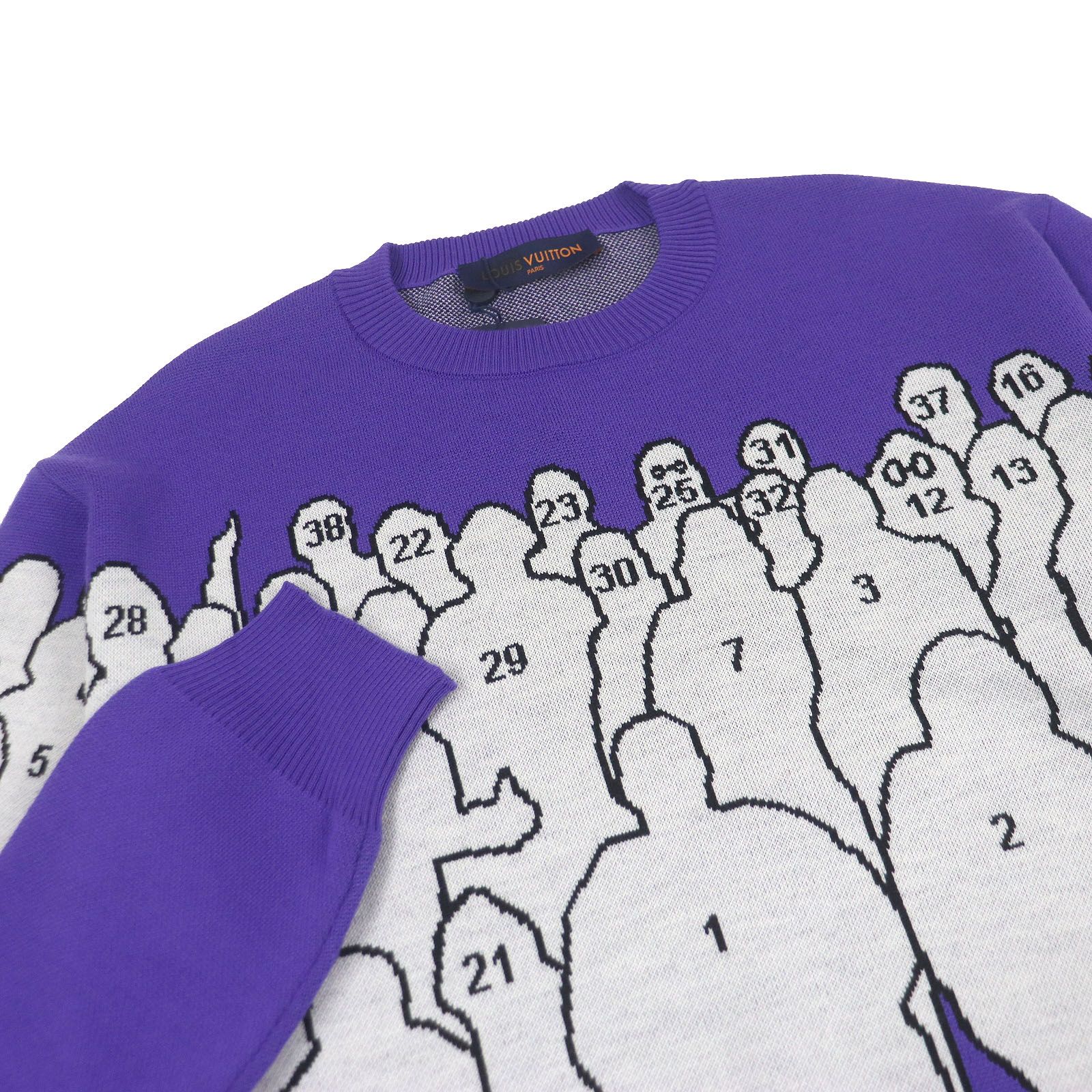 2023SS ファッション 【XS】Louis Vuittonルイヴィトンセーター紫