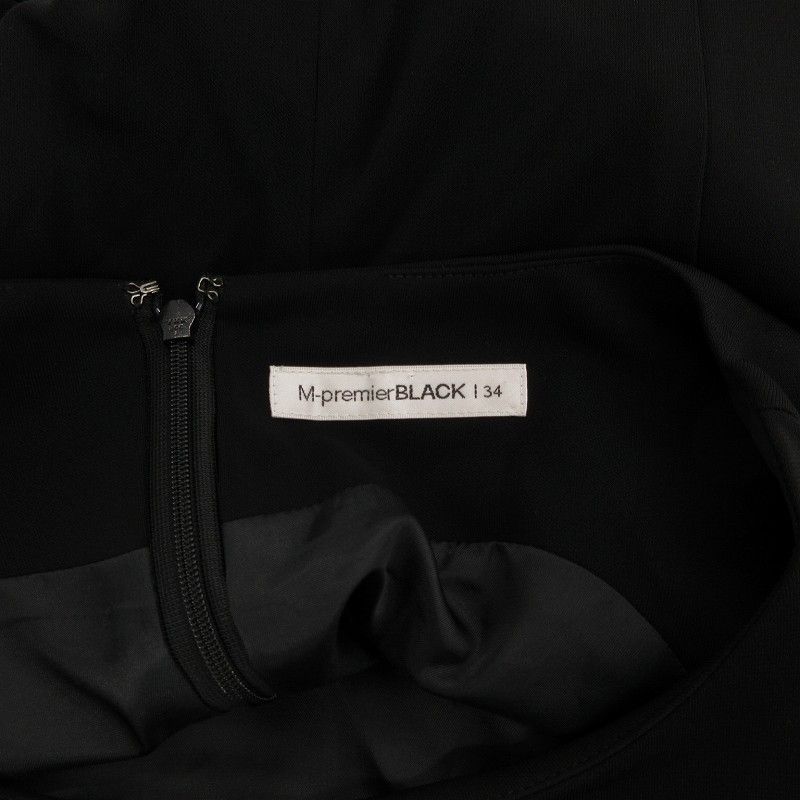 エムプルミエ ブラック M-Premier BLACK ワンピース プリーツ