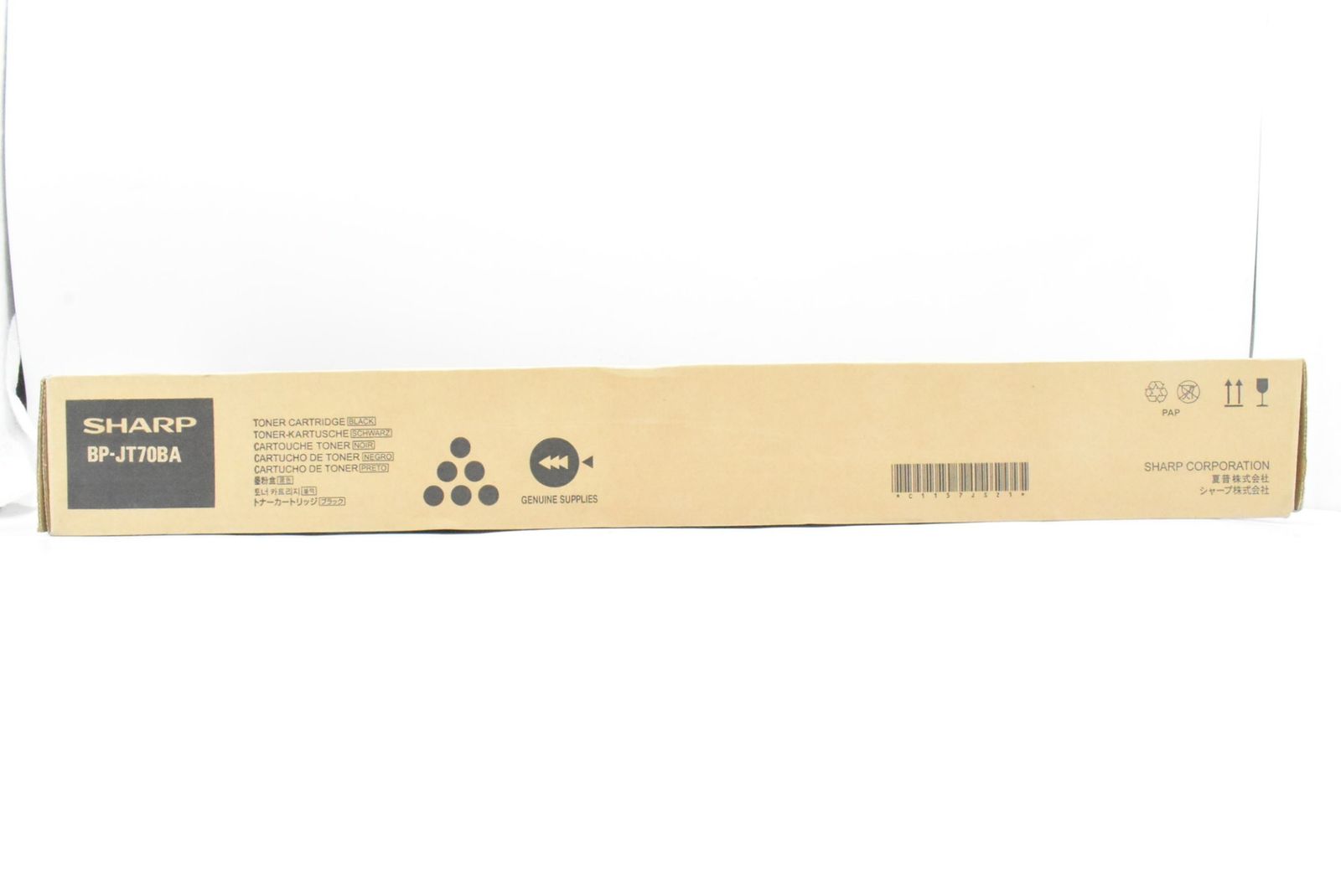シャープ 純正 トナー BP-JT70BA ブラック SHARP IT9A1QGL43DG-D-N05-byebye