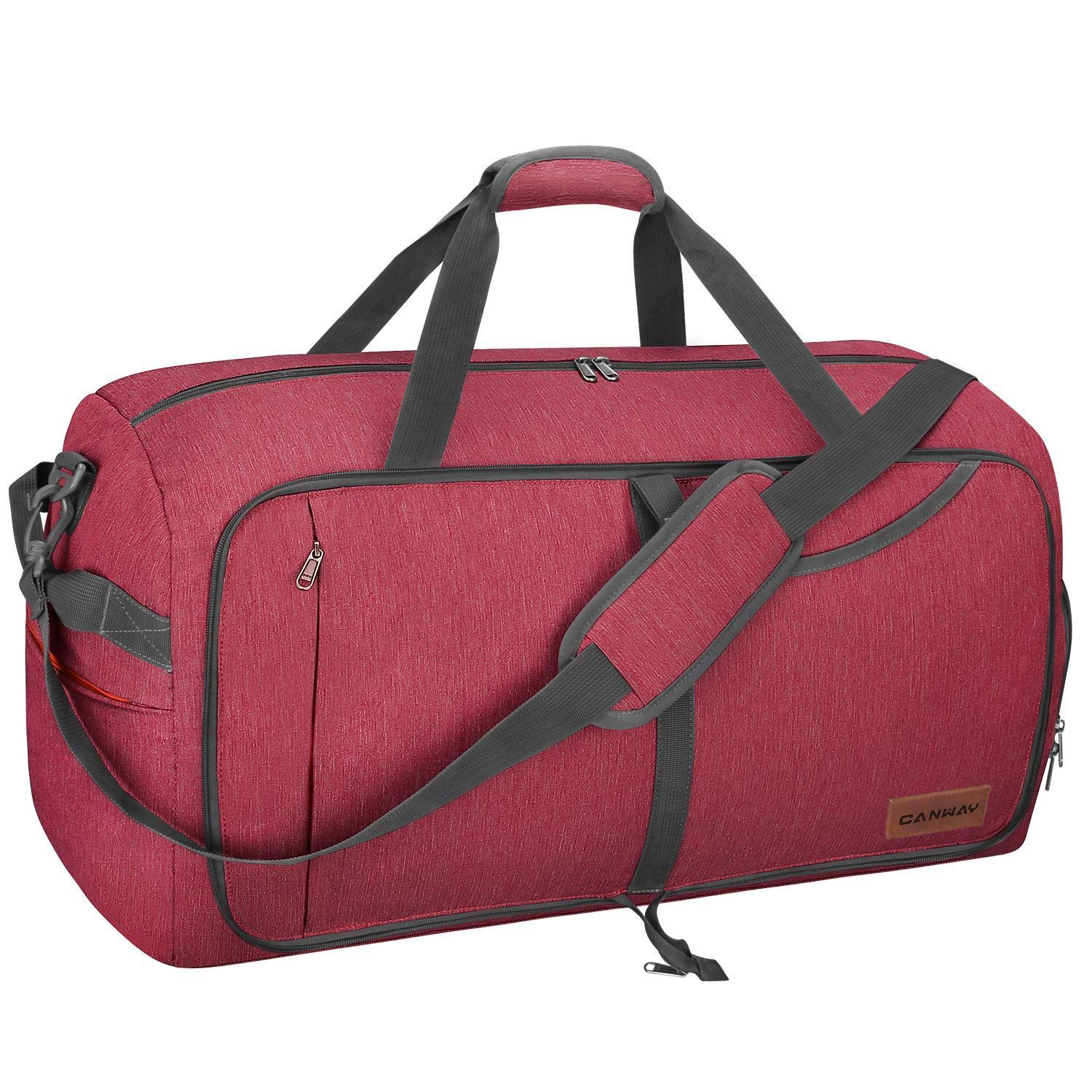 CANWAY] ボストンバッグ 折りたたみスポーツバッグ スーツケース固定