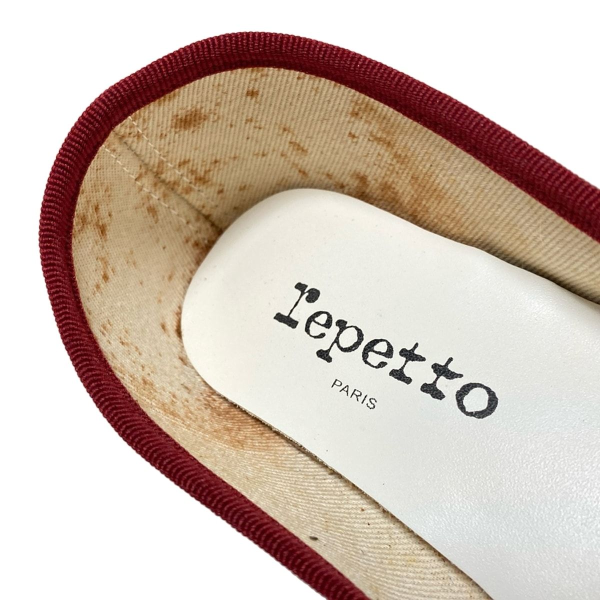 repetto(レペット) フラットシューズ 38 1/2 レディース - ボルドー
