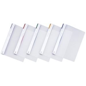 (業務用200セット) LIHITLAB ルーパーフラットファイル/バインダー 〔A4/2穴〕 タテ型 F-52-3 レッド(赤) | リヒトラブ 薄型 リングファイル ルーパーフラットファイル