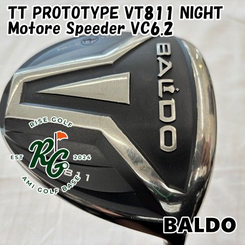 ドライバー バルド TT PROTOTYPE VT811 NIGHT◆Motore Speeder VC6.2 ◆S◆9.5 4498