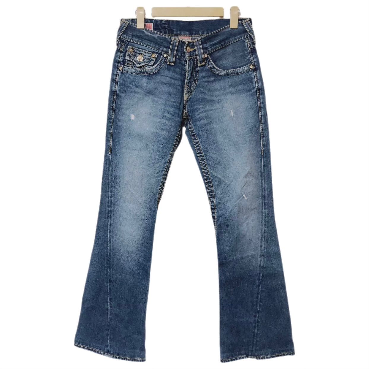 TRUE RELIGION JOEY BIGT　限定品スワロフスキー Women's True Religion Disco Joey Big T Swarovski Crystal Denim