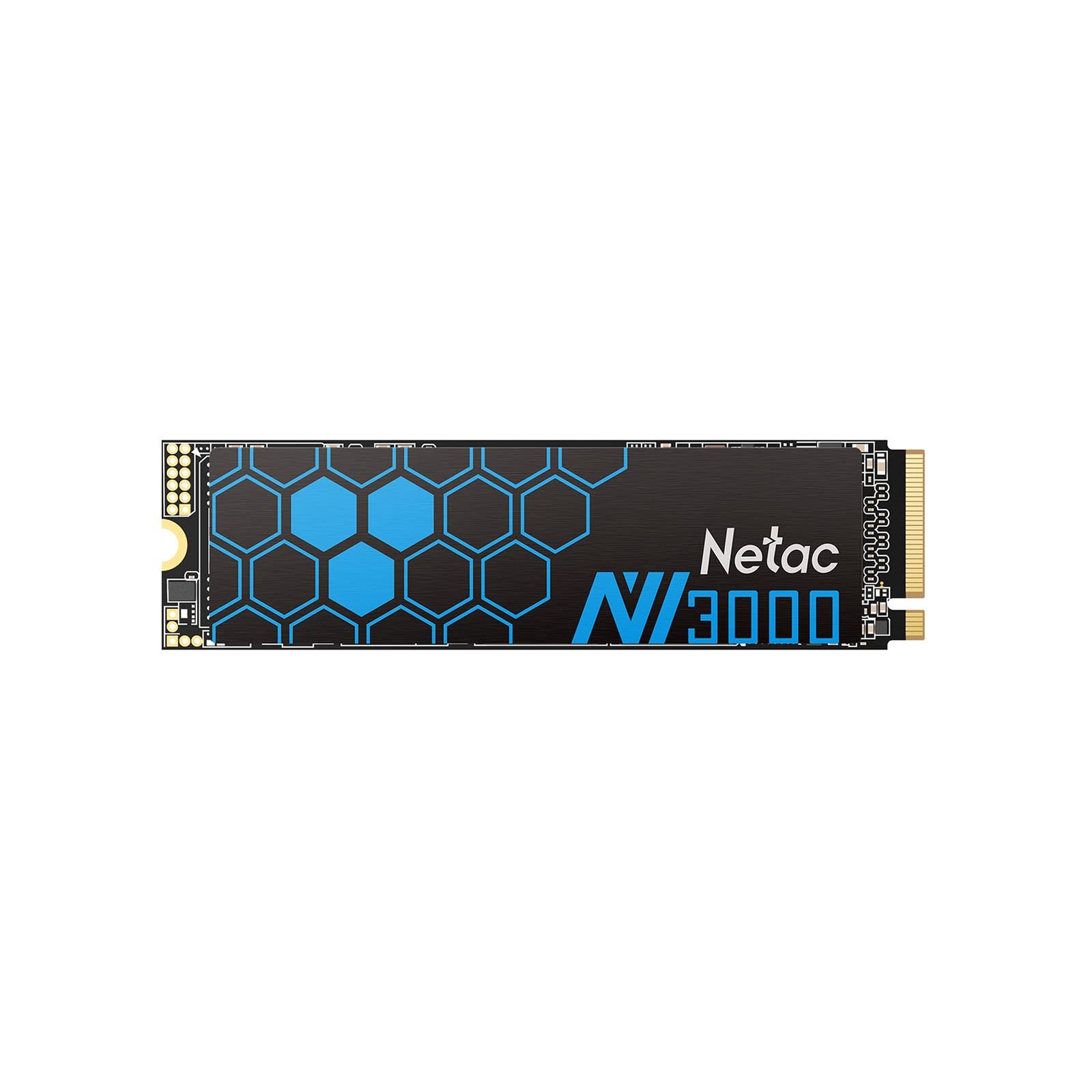  【迅速発送】Netac M.2 SSD 500GB （ヒートシンク付 ） PCIe Gen3.0x4 NVME1.4 最大3300MB/秒 （ 3D Nand採用 ） SSD デスクトップ - NV3000 内蔵型 静音性・低消費電力・耐振動・耐衝撃性 内蔵型SSD