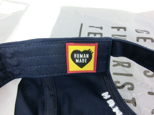 HUMAN MADE トラ刺繍 ネイビーキャップ - メルカリ