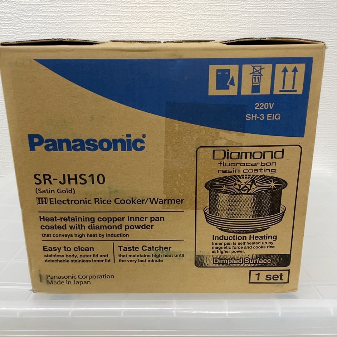 海外向け】Panasonic IH炊飯ジャー SR-JHS10 220V - メルカリ