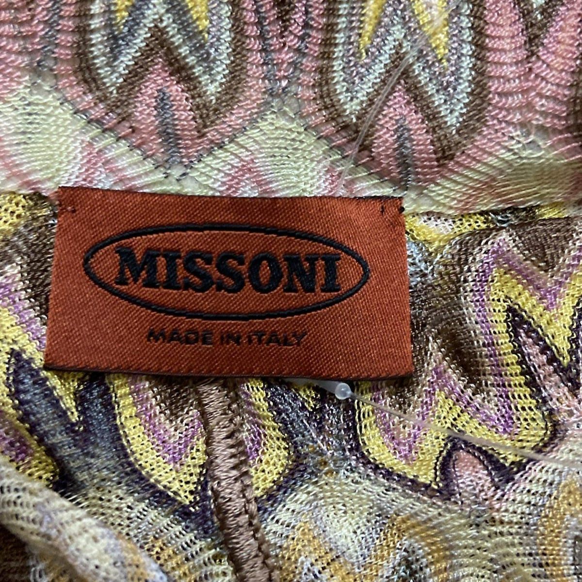 MISSONI ミッソーニ　ジャケット　リボン　ベルト 40 Lサイズ MISSONI(ミッソーニ) ジャケット サイズ46 L レディース