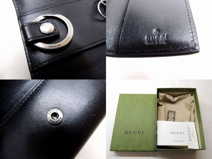 美品 グッチ GUCCI □ 435305 GGマーモント レザー 6連 キーケース