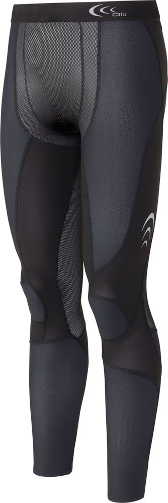 シースリーフィット C3fit インパクトブリーズロングタイツ メンズ Impact Breeze Long Tights  3F19130 K ブラック 1