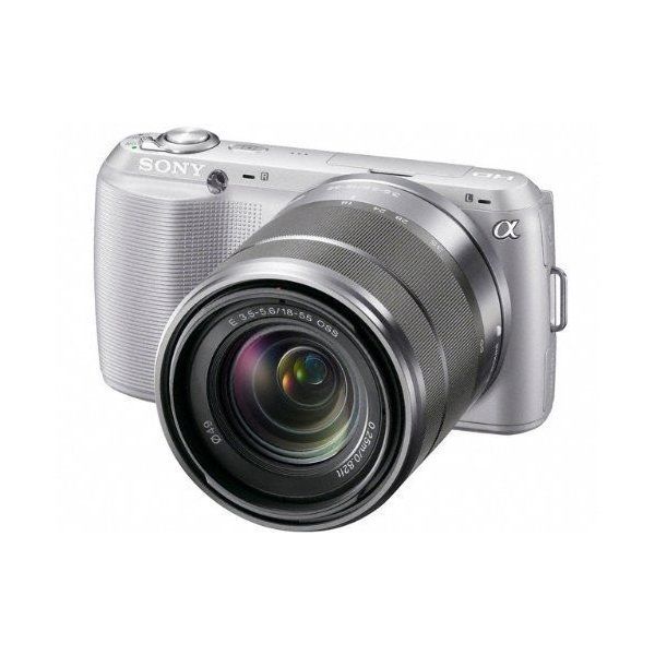 ソニー SONY α NEX-C3 ズームレンズキット シルバー SDカード付き 