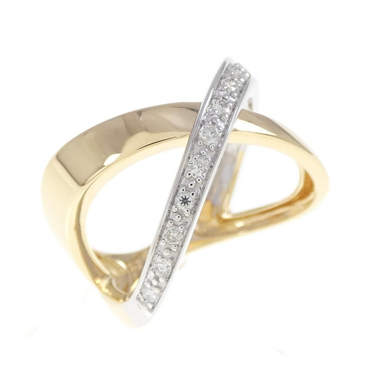 750YG|750WG ダイヤモンド リング 0.16CT