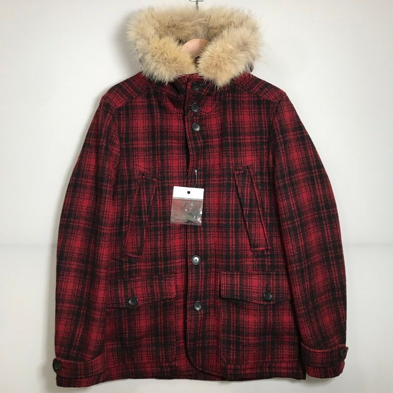 WOOLRICH ウールリッチ WOCPS1520 JOHN RICH-BROS HERITAGE FIELD PARK チェック ジャケット コート アウター 古着 144-250516-mh-03-fuz