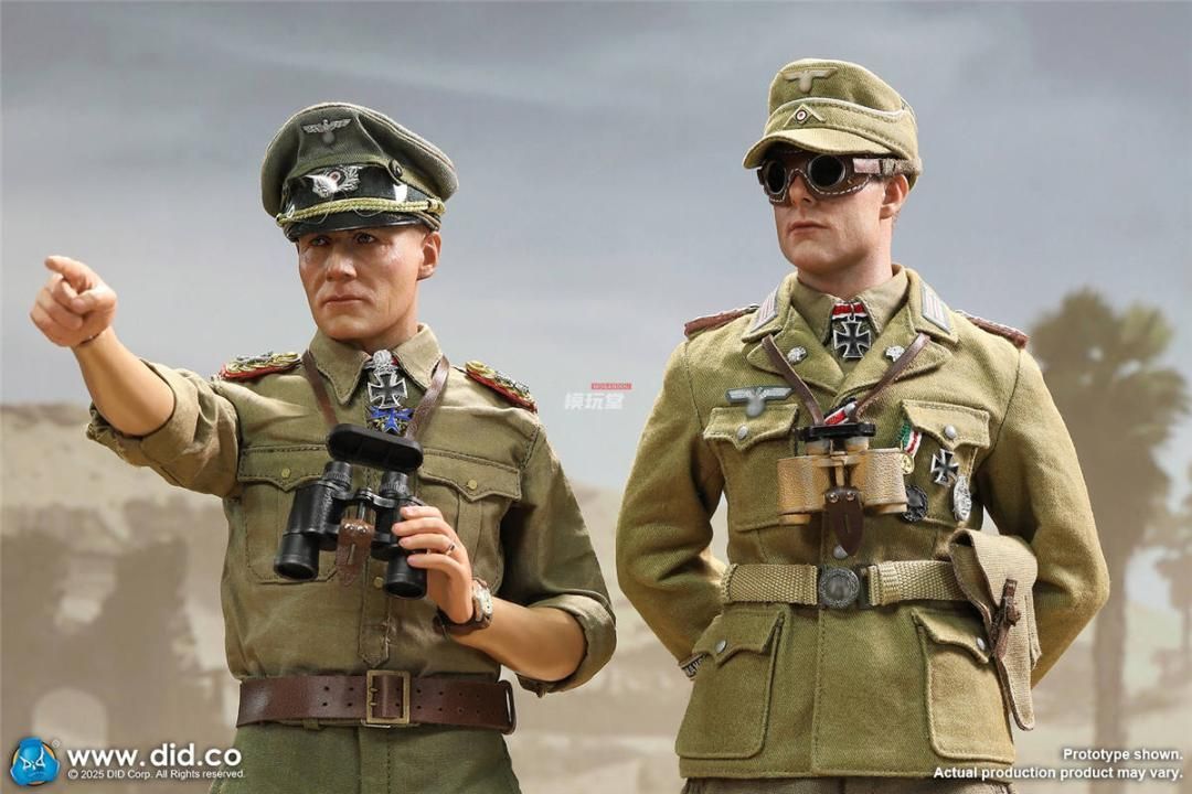 DID 1/6 D80185 輜重兵＆戦車長 シュタウフェンベルク DID 1/6 WW2 ドイツ アフリカ軍団 輜重兵＆戦車長