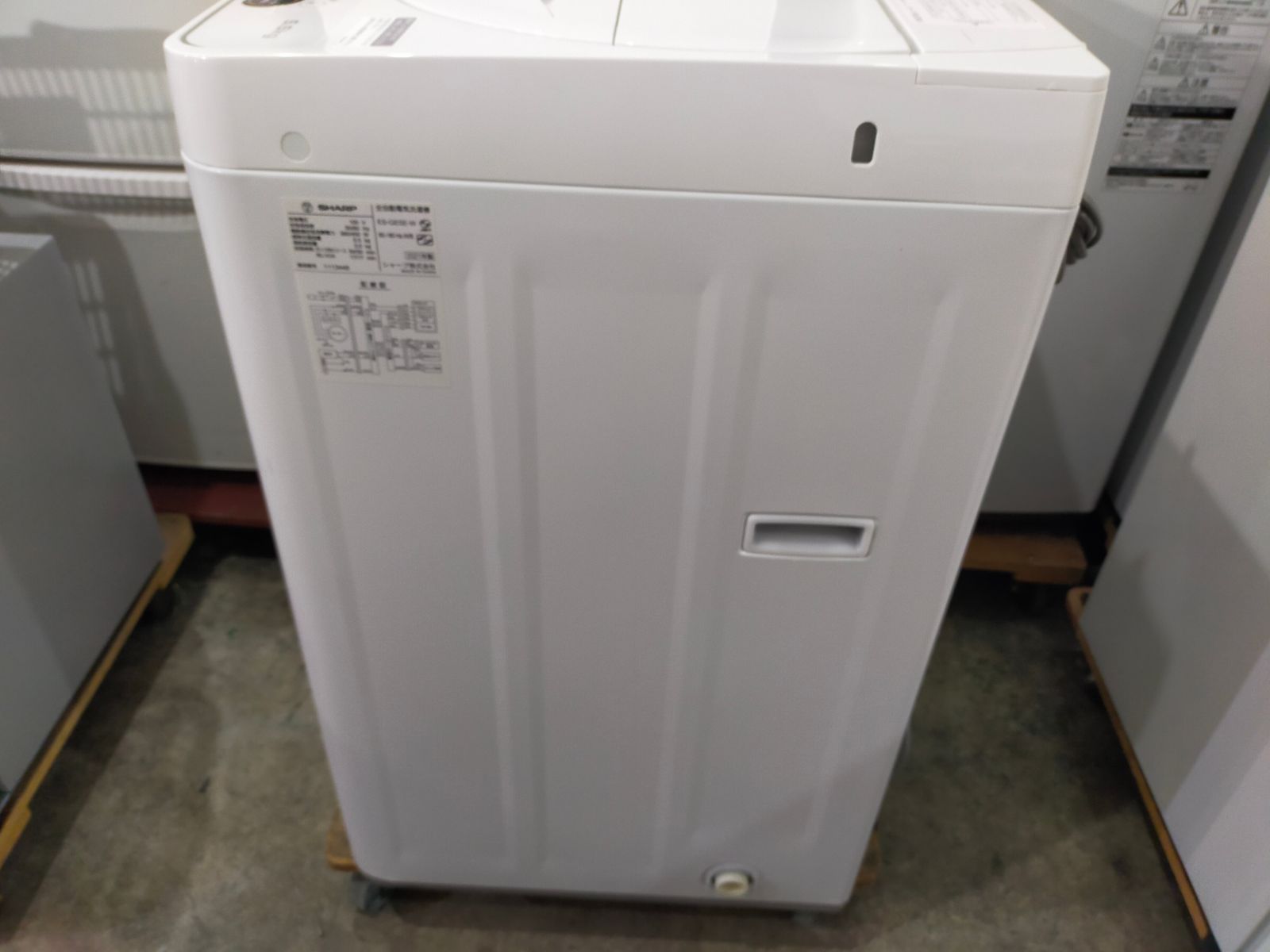 ファッション 洗濯機 シャープ ES-GE5E-W 5.5kg 2021年製 送料込み