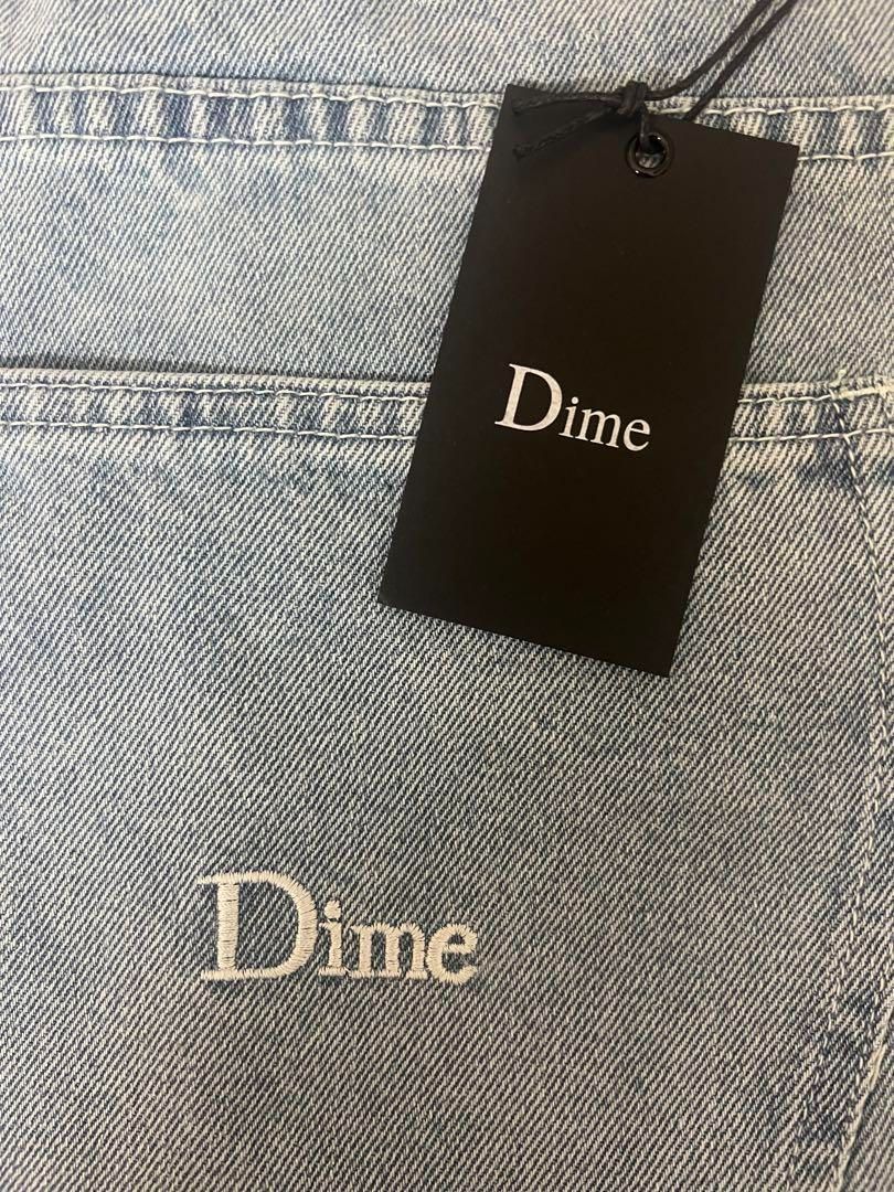 新品未使用品 Dime ダイム バギージーンズ デニム パンツ WASHED BLUE