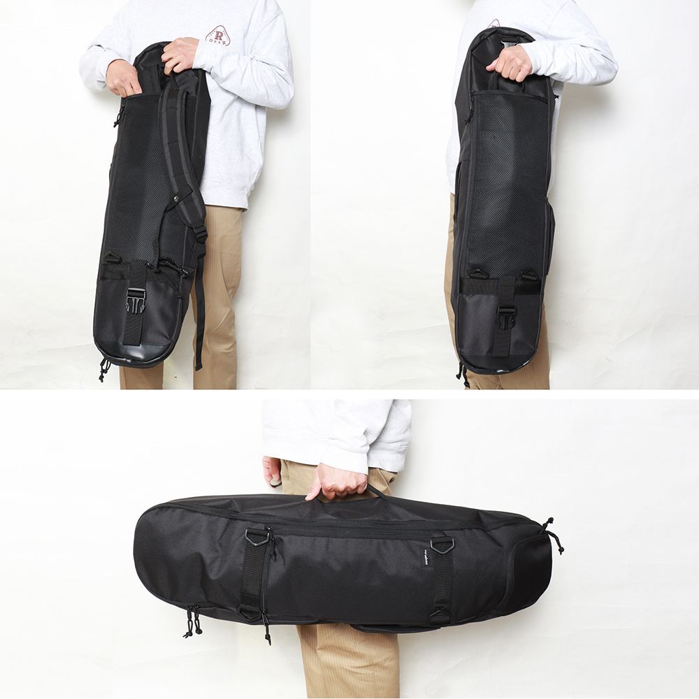 escapo skate コレクション bag ブラック×ライトグリーン スケート