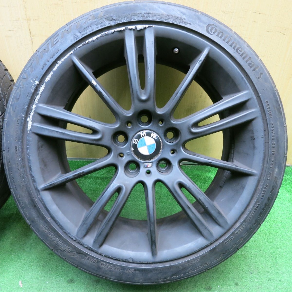 4本価格☆BMW 3シリーズ E90 E91 E92 Mスポーツ 純正 225/40R18 255 
