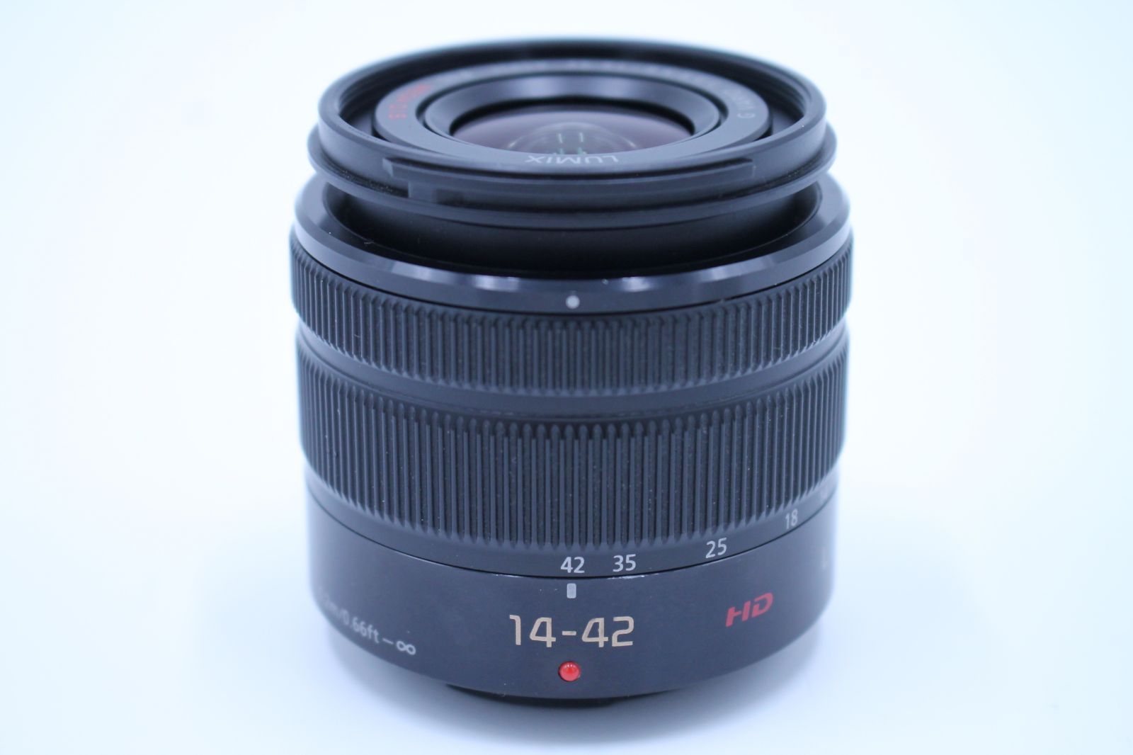 ■極上品■ PANASONIC G VARIO 14-42mm/F3.5-5.6 II ASPH./MEGA O.I.S. ブラック H-FS1442A-K