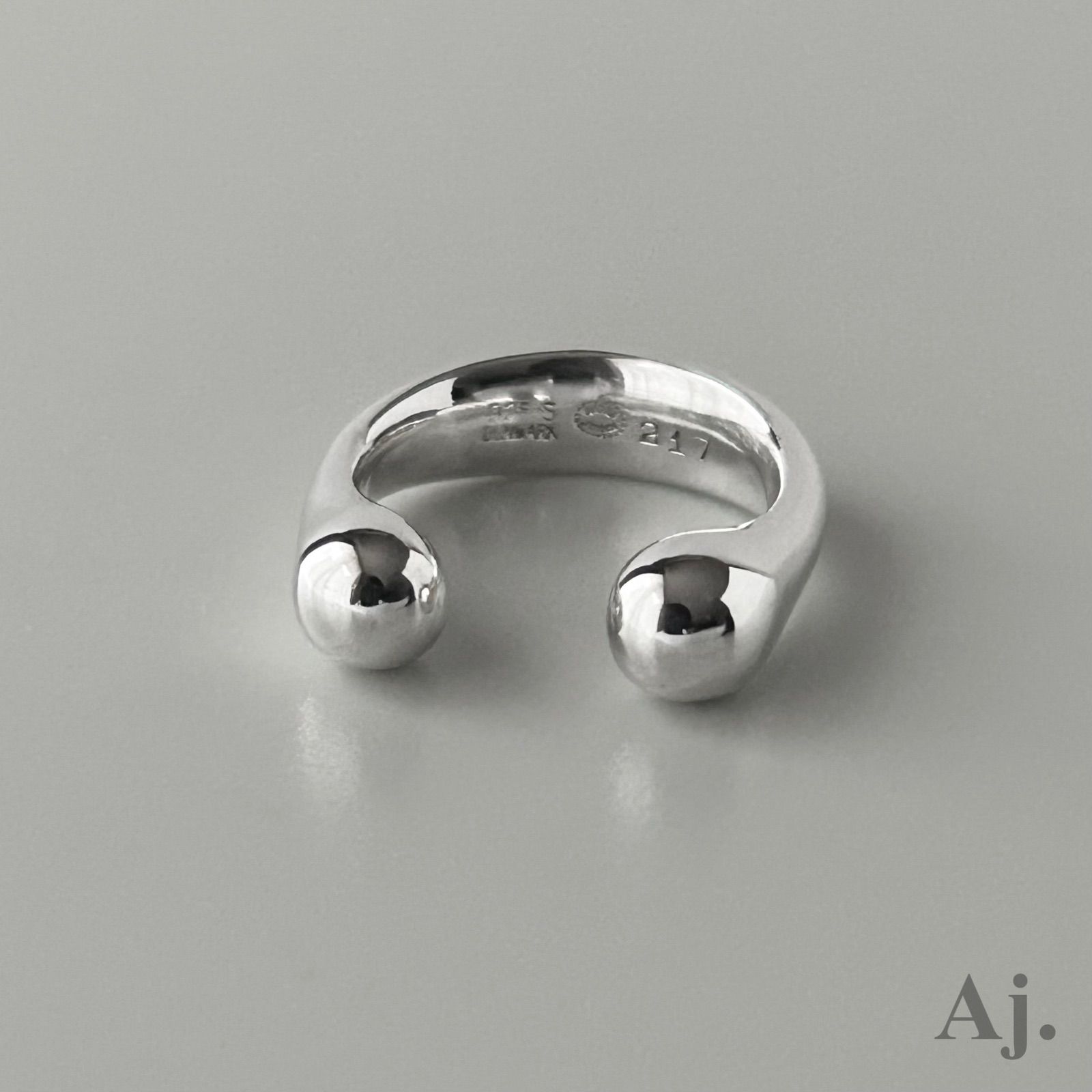 ジョージジェンセン 217 リング 指輪 AG925 ヴィンテージ 約10号 Georg