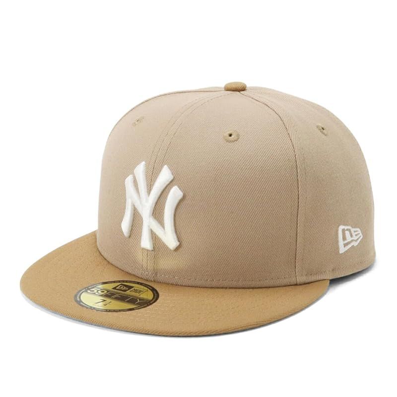 【特価商品】ニューエラ(new era) ニューエラキャップ 59FIFTY ONSPOTZ別注 NYキャメル 7 5/8 59Fifty 2-Tone Color Camel Sky Blue Mlb New York Yankees