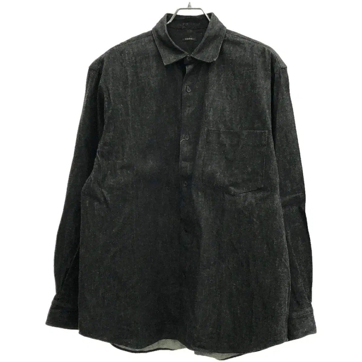 2 COMOLI(コモリ) （ COMOLI ） 24ss デニムシャツ 黒 エクル - メルカリ