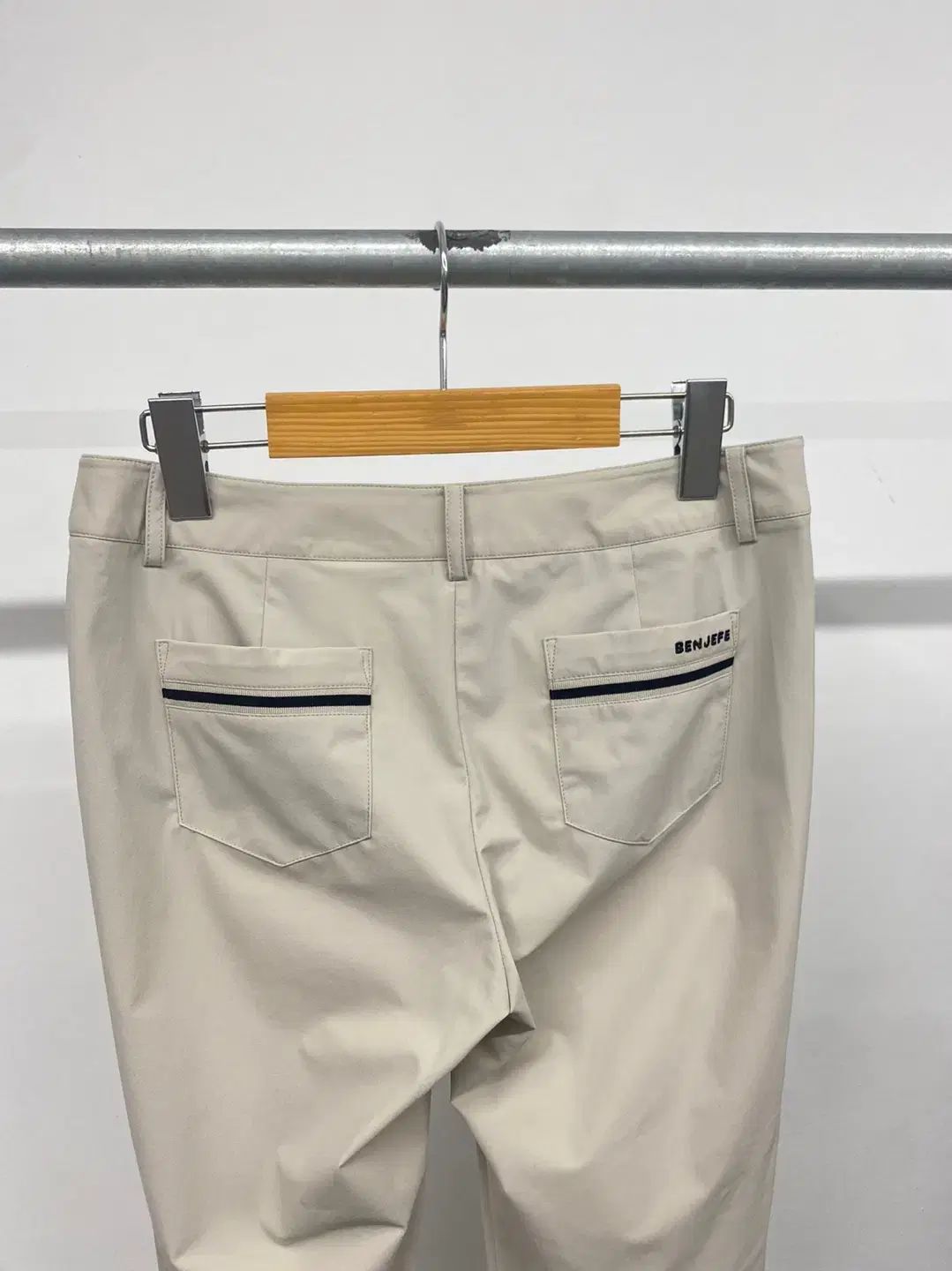 レディース 韓国ブランド ゴルフ 機能性 ベージュ ゴルフパンツ パンツ