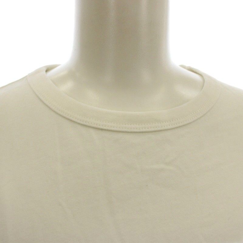 kEINA RITA ベージュ/ホワイト 半袖シャツ ラウンドヘム KEINA RITA ケイナリタ BOX TEE NO2 SS Tシャツ KC231-001 半袖
